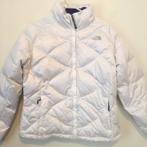 north face white puffer jacket